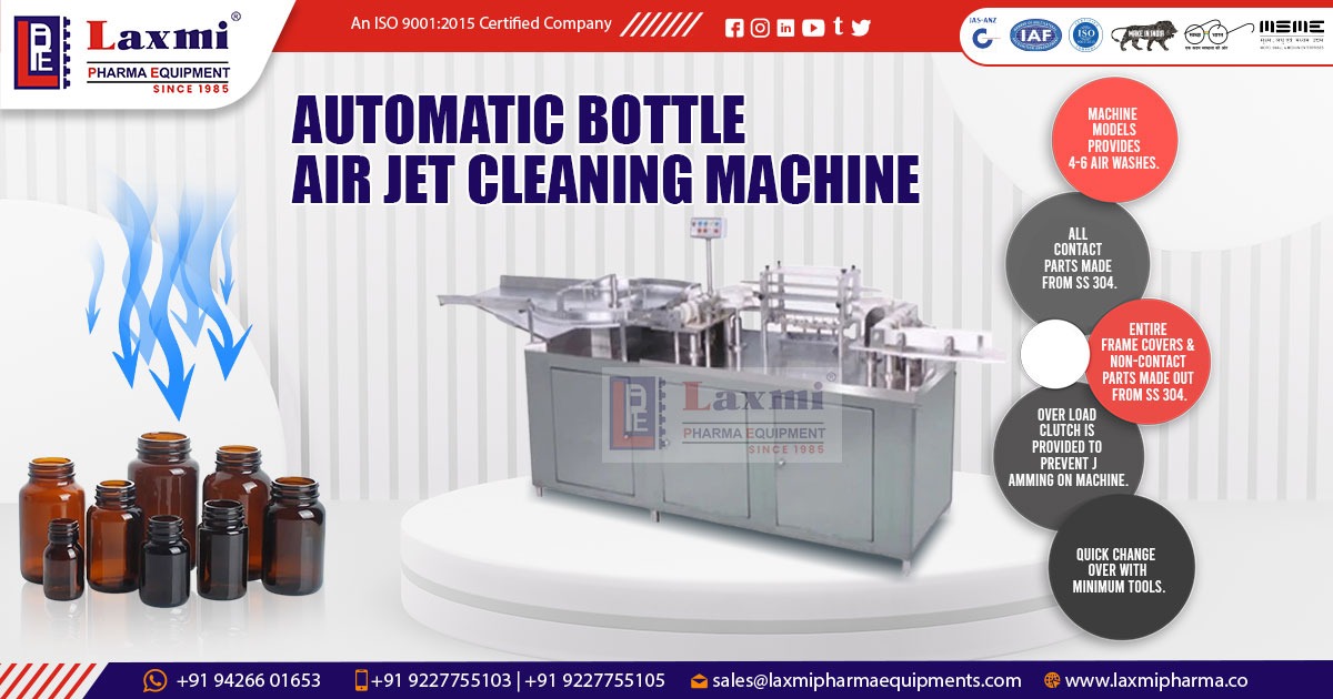 Automatic Bottle Air Jet Cleaning Machine in Lebanon