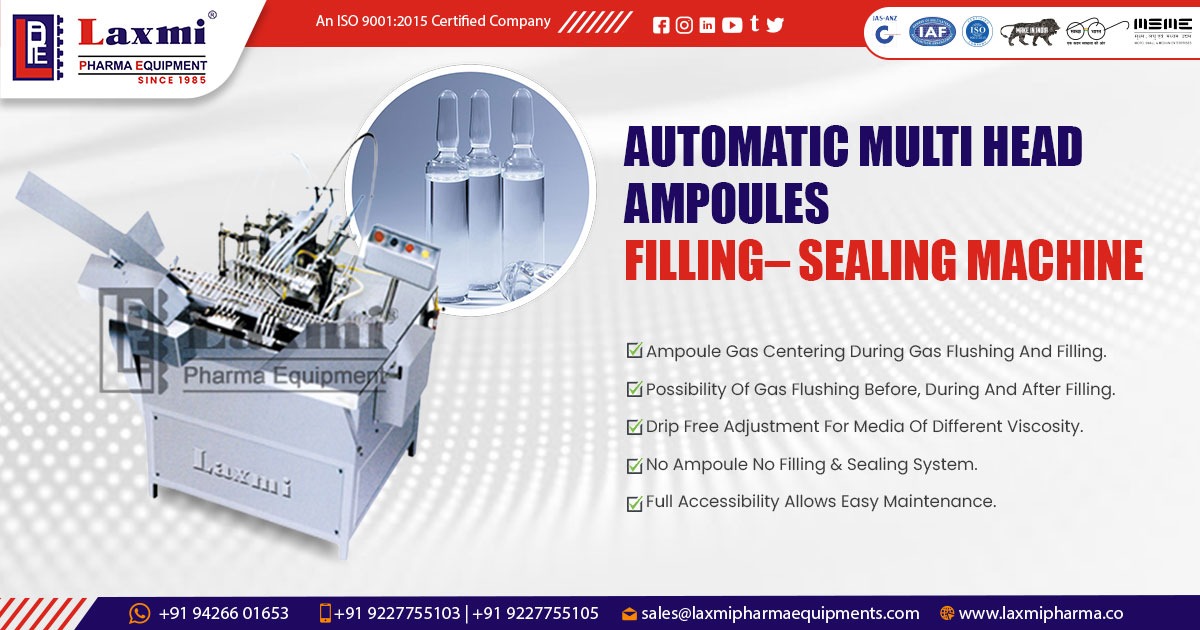 Multi Head Ampoule Filling and Sealing Machine in Kinshasa