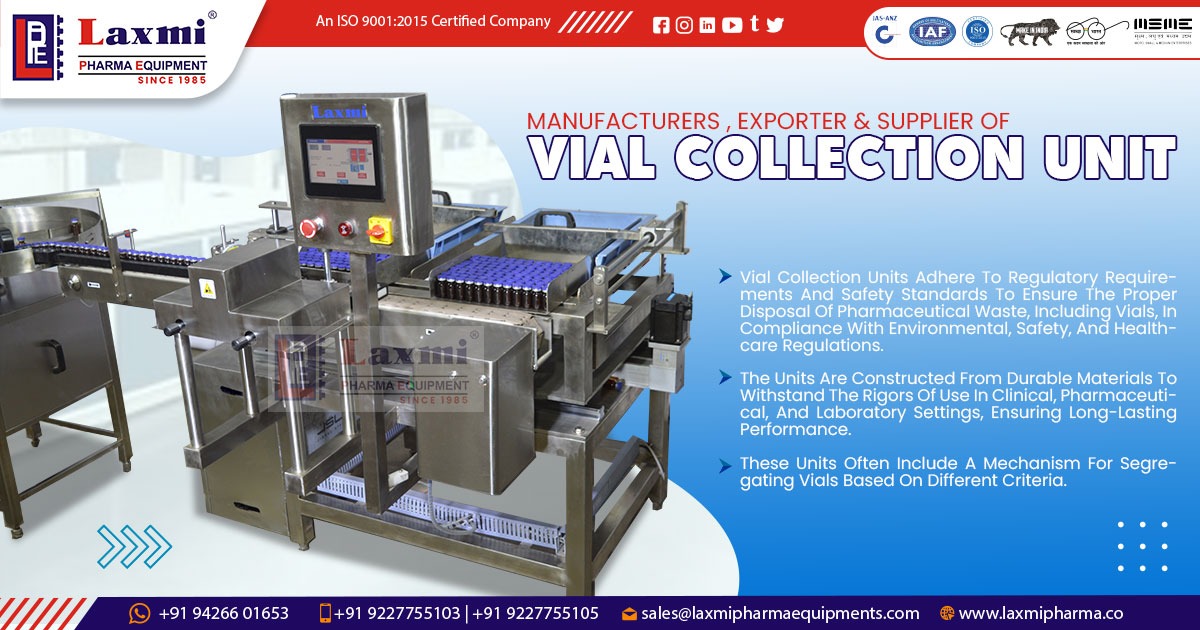 Supplier of Vial Collection Unit in Tamil Nadu