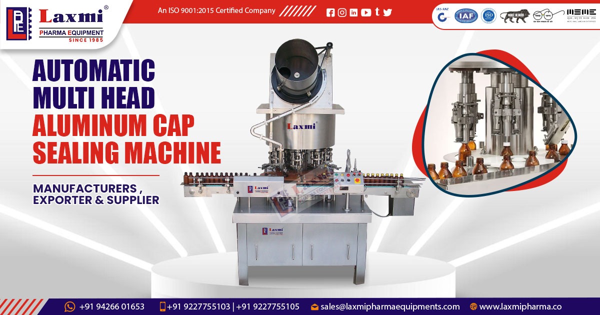 Automatic Multi Head Aluminum Cap Sealing Machine in Vietnam