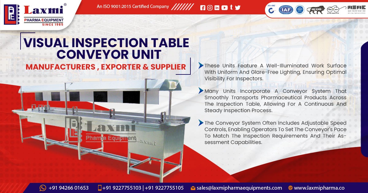 Visual Inspection Conveyor in Egypt