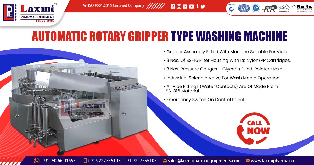 Automatic Rotary Gripper Type Washing Machine in Sri Lanka