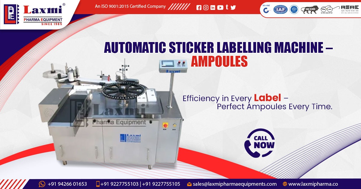 Automatic Ampoule Sticker Labeling Machine in Ethiopia