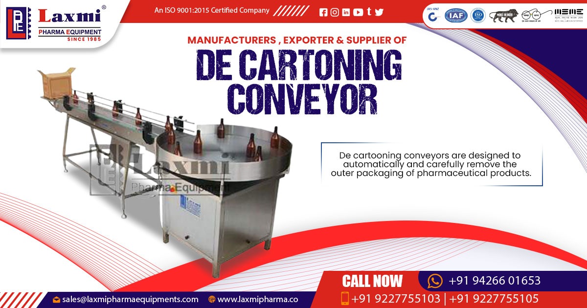 Exporter of Decartoning Conveyor in Sudan