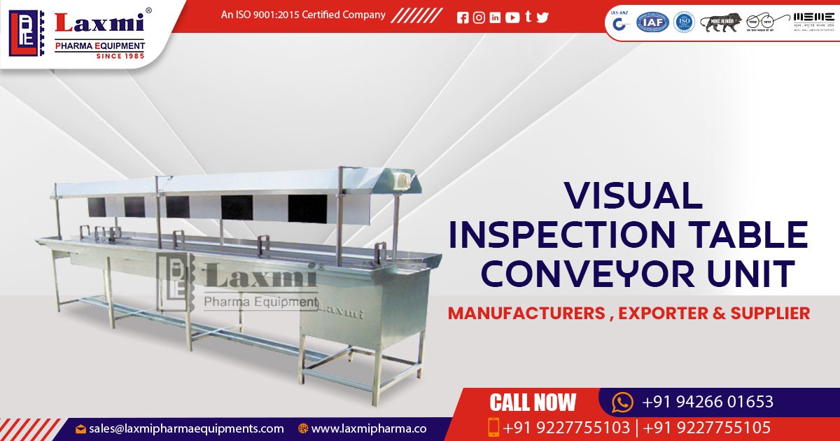 Visual Inspection Table Conveyor Unit in Ghana