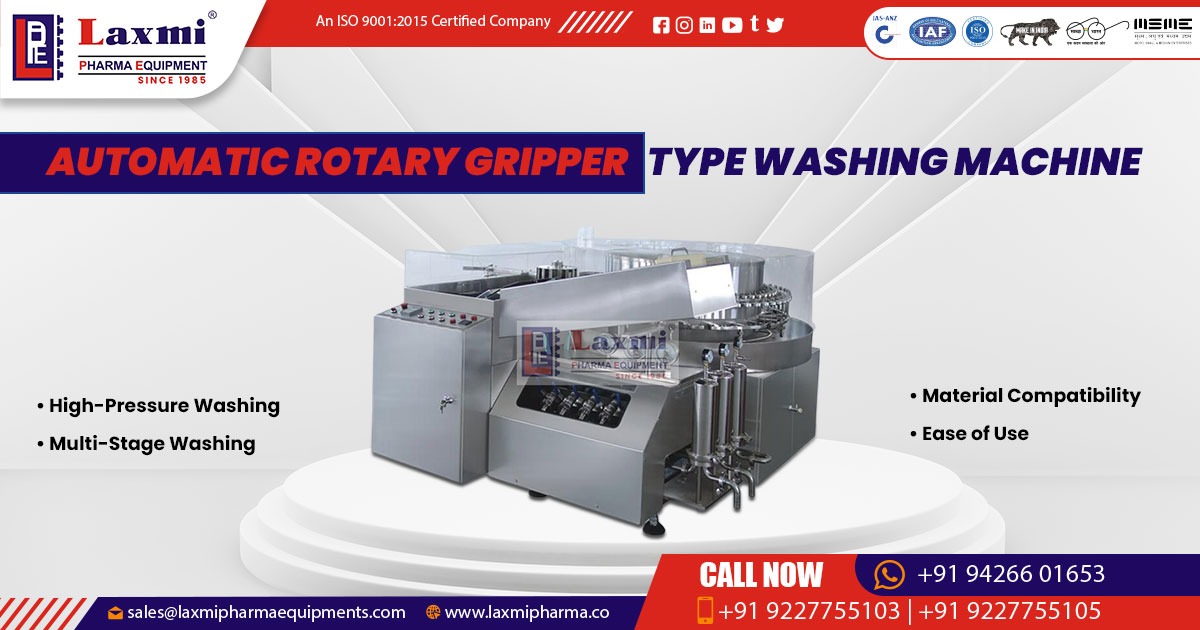 Automatic Rotary Gripper Type Washing Machine in Turkey