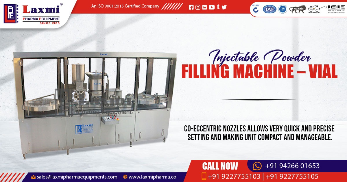 Injectable Vial Powder Filling Machine in Angola | laxmi Pharma