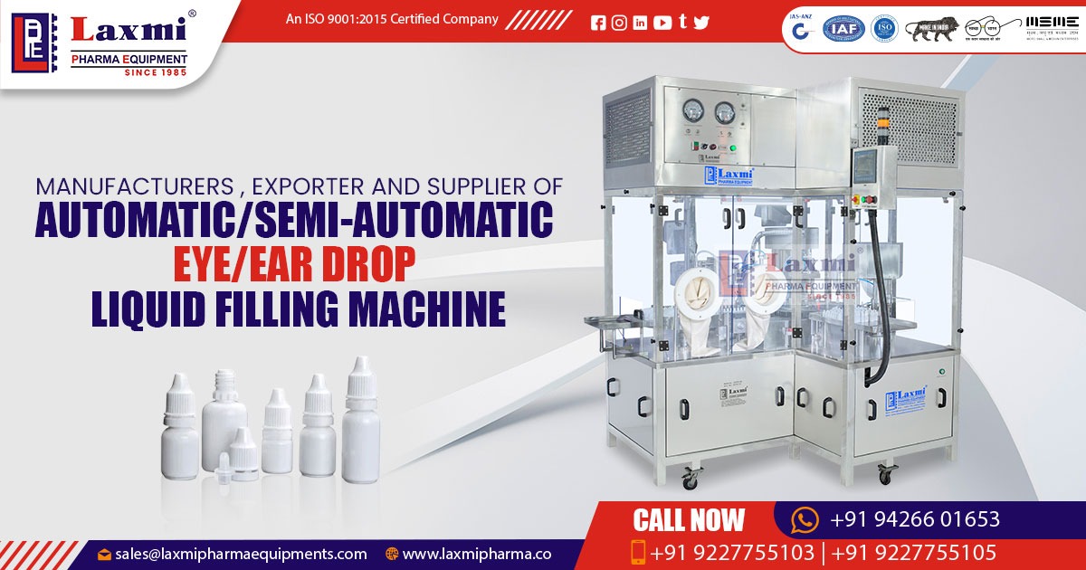 Automatic Eye Ear Drop Filling Machine in Sri Lanka