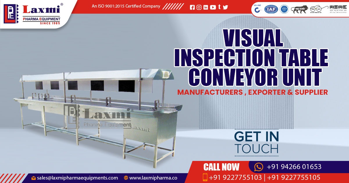 Visual Inspection Table Conveyor Unit in Bangladesh