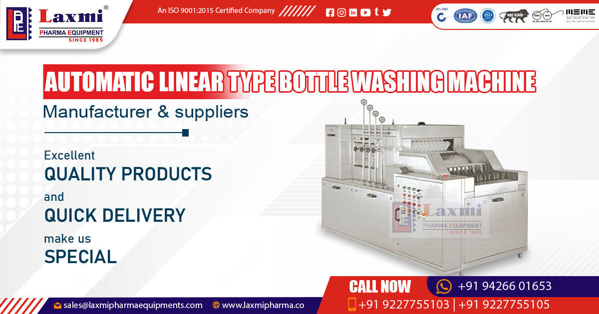 Automatic Linear Type Bottle Washing Machine in Kenya