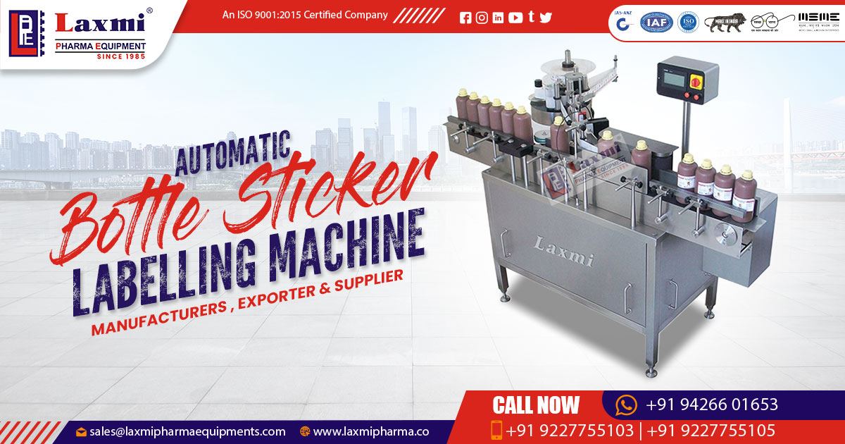 Automatic Bottle Sticker Labelling Machine in Indonesia