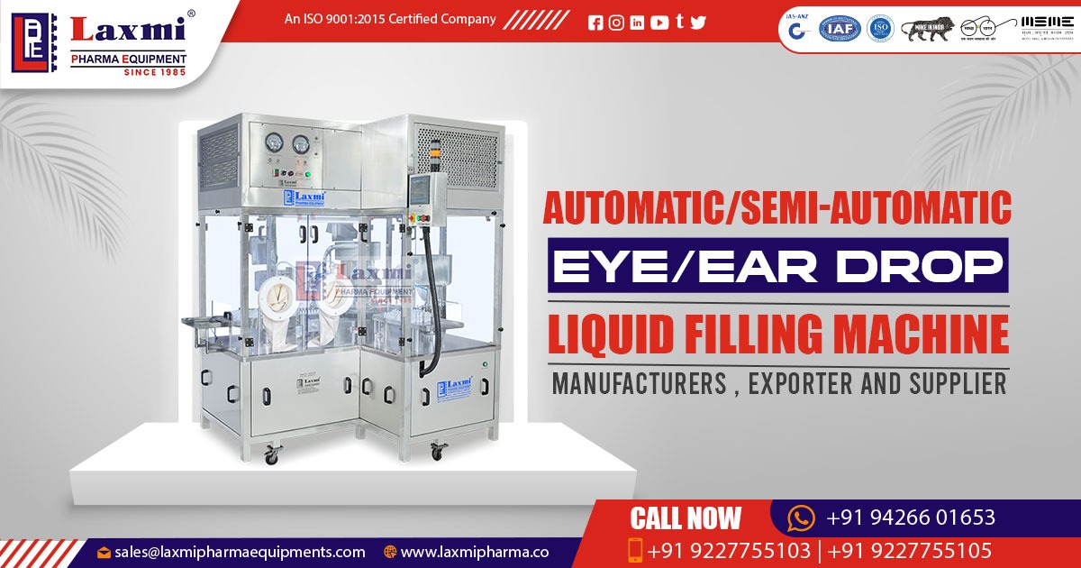 Automatic Eye and Ear Drop Liquid Filling Machine in Tanzania