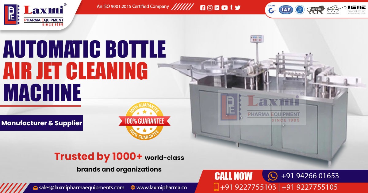 Automatic Bottle Air Jet Cleaning Machine in Sri Lanka