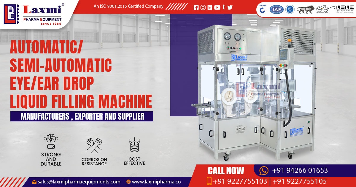 Automatic Eye and Ear Drop Liquid Filling Machine in Nepal