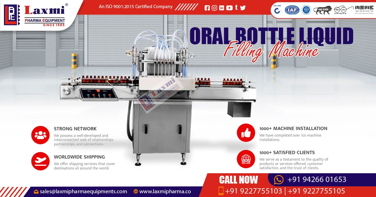 Oral Bottle Liquid Filling Machine in Brazil