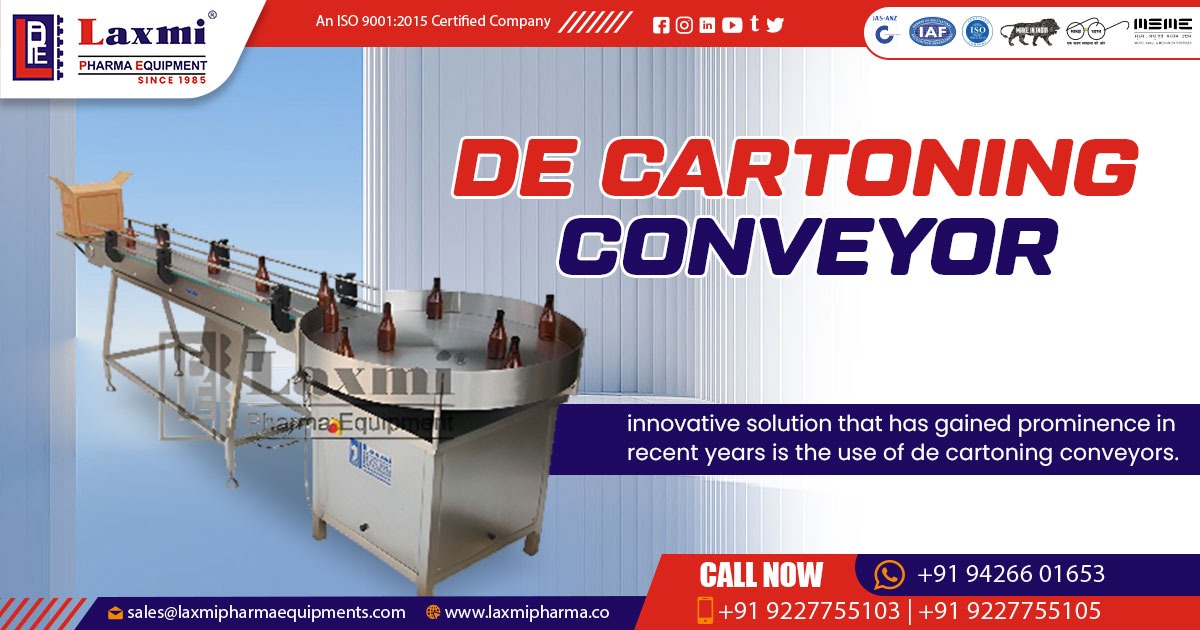 Decartoning Conveyors in Italy