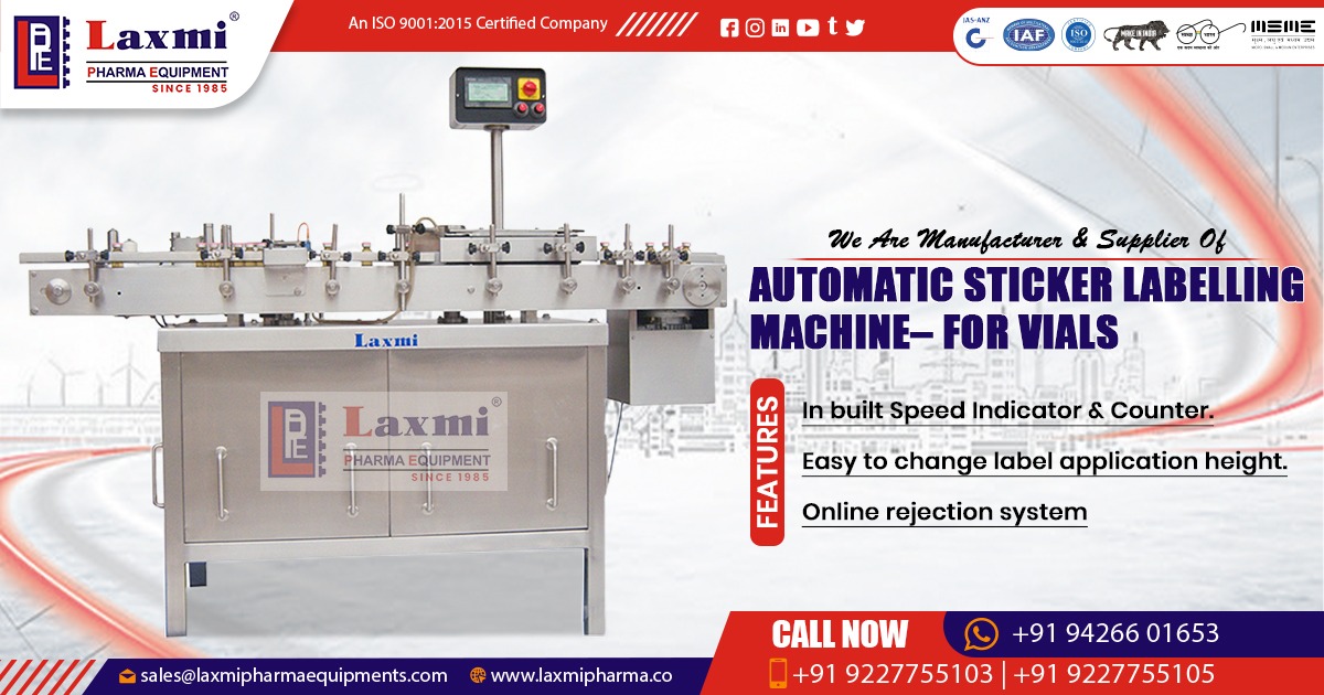 Automatic Vial Sticker Labeling Machine in Bangladesh