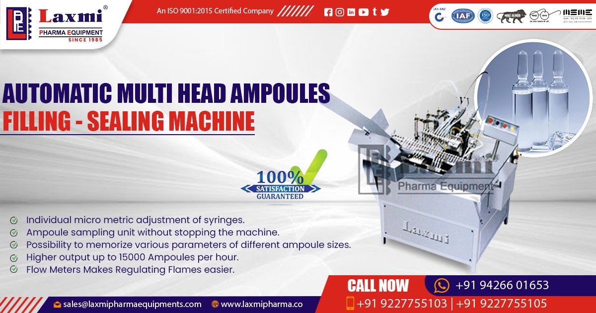 Automatic Ampoule Filling & Sealing Machine in Tanzania