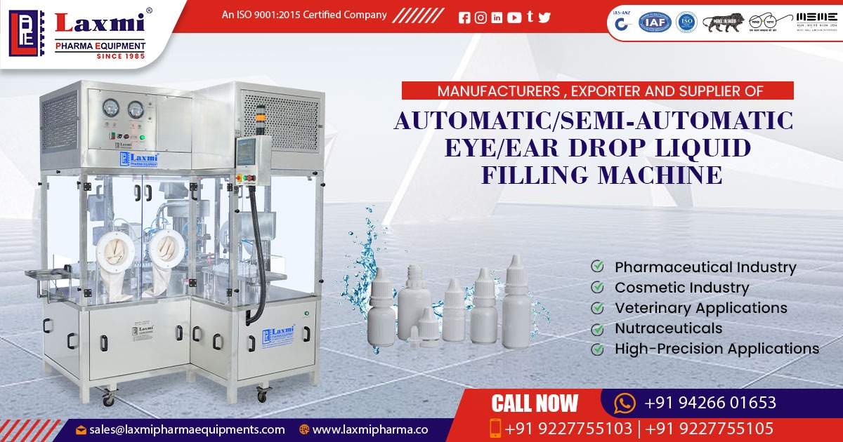 Automatic Eye and Ear Drop Filling Machine in Ghana