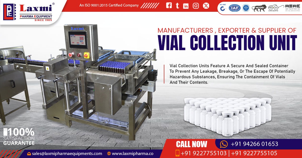 Exporter of Vial Collection Unit in Saudi Arabia