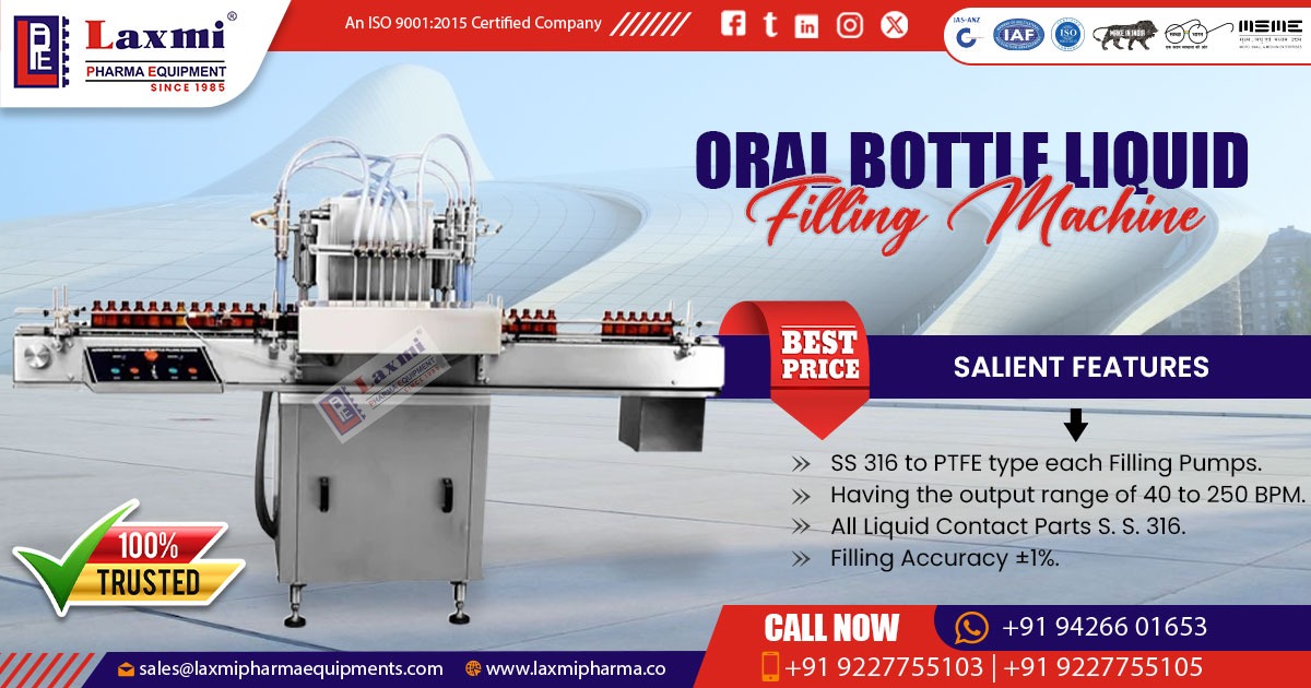 Oral Bottle Liquid Filling Machine in Egypt