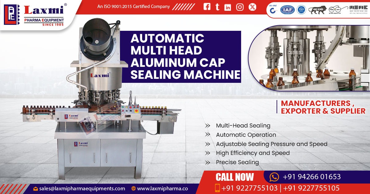 Automatic Multi Head Aluminum Cap Sealing Machine in Saudi Arabia