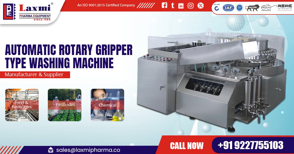 Automatic Rotary Gripper Type Washing Machine in Spain