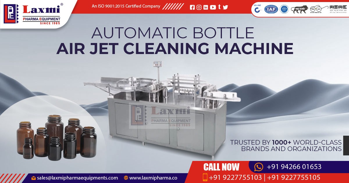 Automatic Bottle Air Jet Cleaning Machine in Tanzania