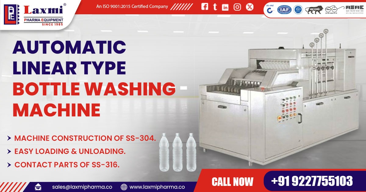 Automatic Linear Type Bottle Washing Machine in Comoros