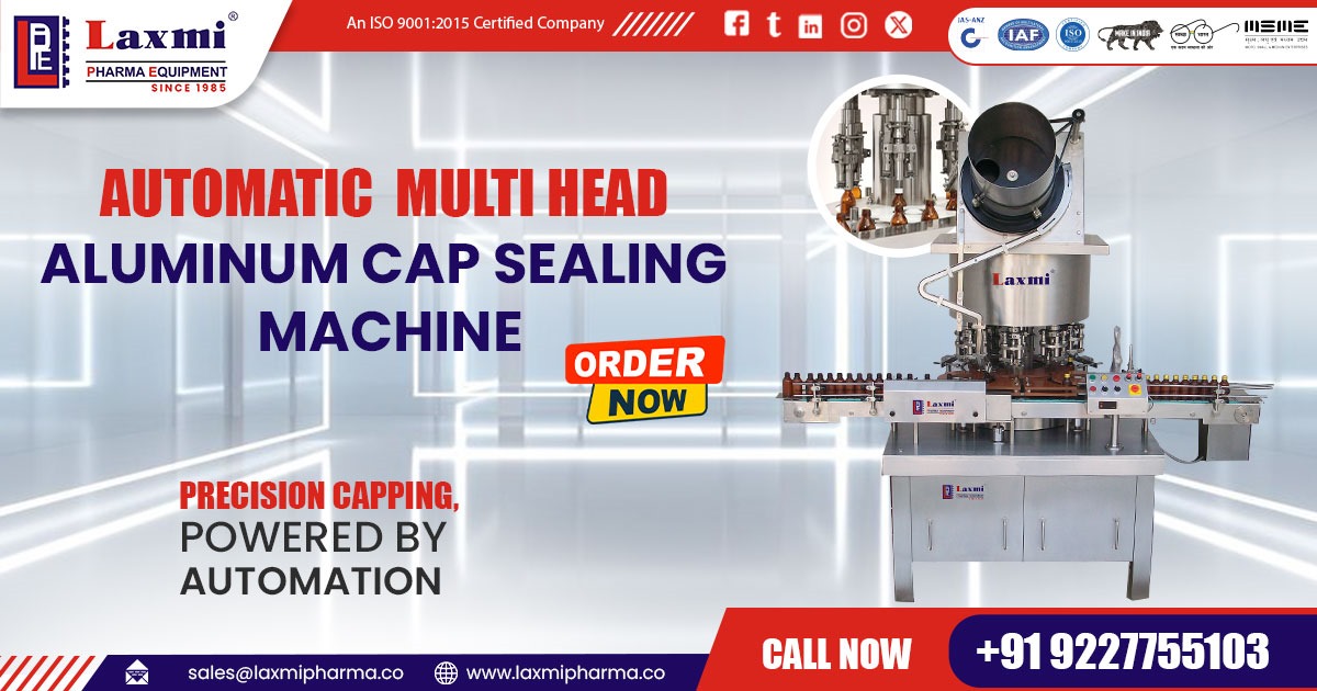 Automatic Multi Head Aluminum Cap Sealing Machine in Sri Lanka