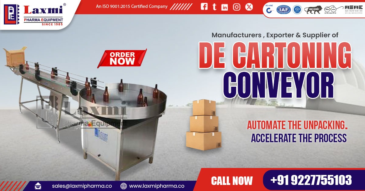 Decartoning Conveyor in Zimbabwe
