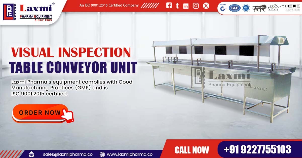 Visual Inspection Table Conveyor Unit in Sri Lanka