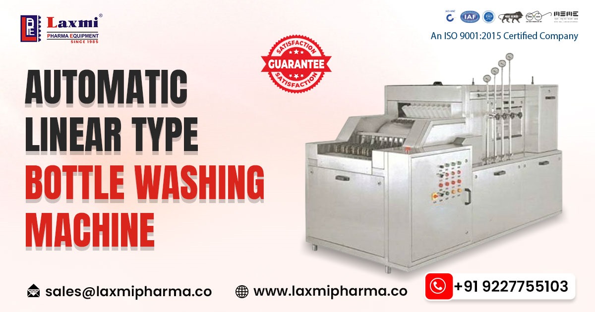 Automatic Linear Bottle Washing Machine in Japan