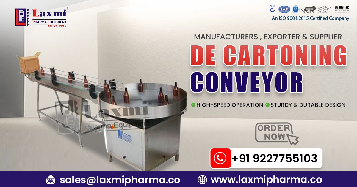 Decartoning Conveyor in Japan