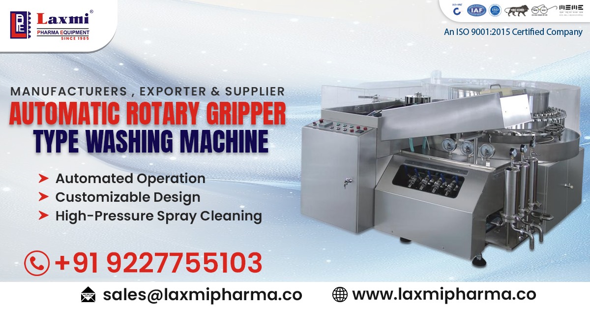 Automatic Rotary Gripper Type Washing Machine in Saudi Arabia