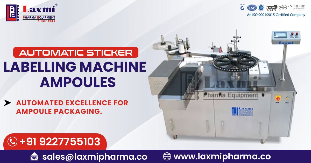 Automatic Ampoule Sticker Labeling Machine in Rwanda