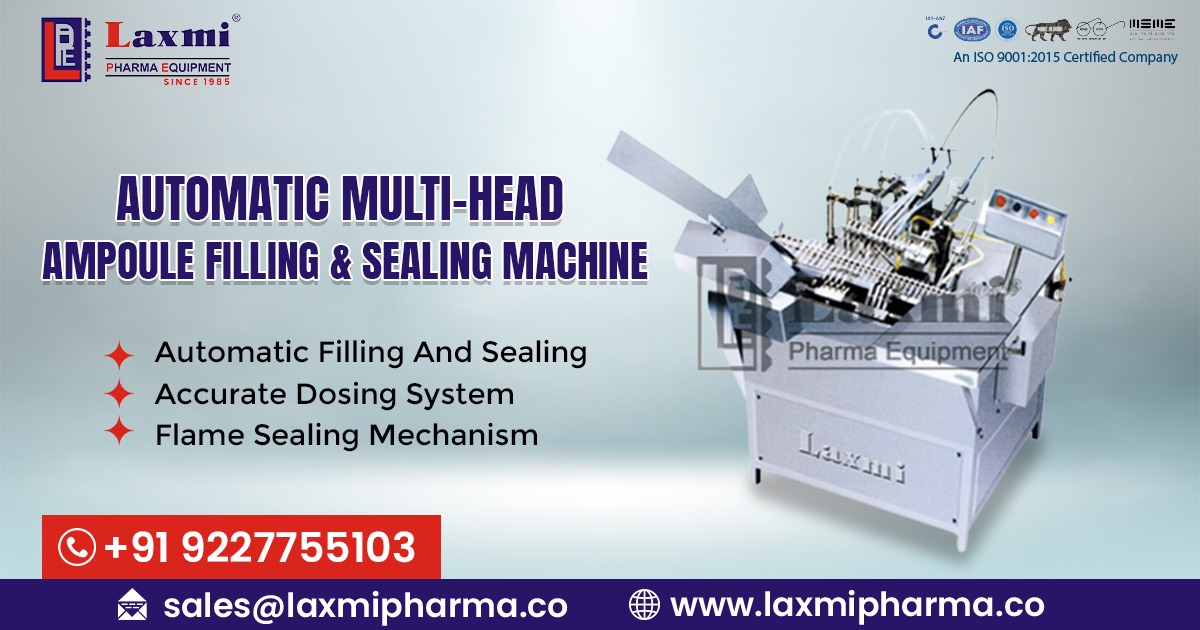 Automatic Multi-Head Ampoule Filling and Sealing Machine in Ghana