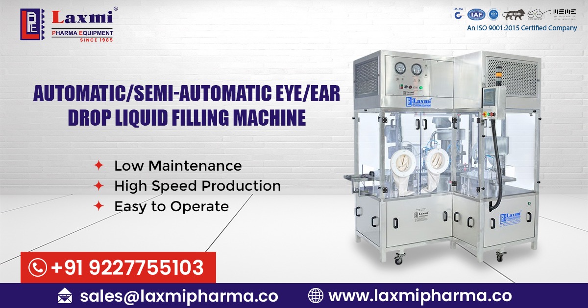 Automatic Eye and Ear Drop Filling Machine in Thailand