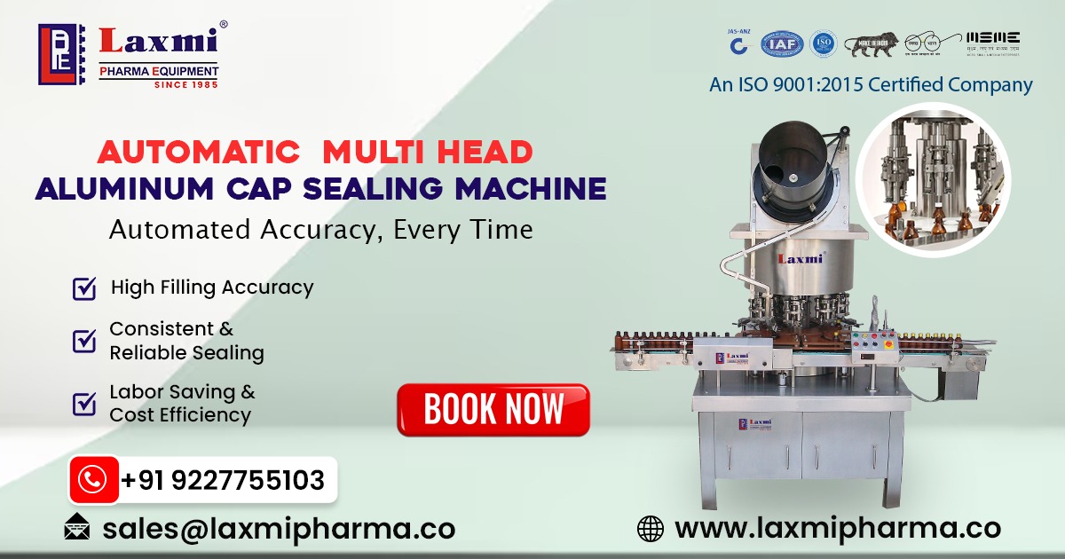 Automatic Multi-Head Aluminum Cap Sealing Machine in Australia