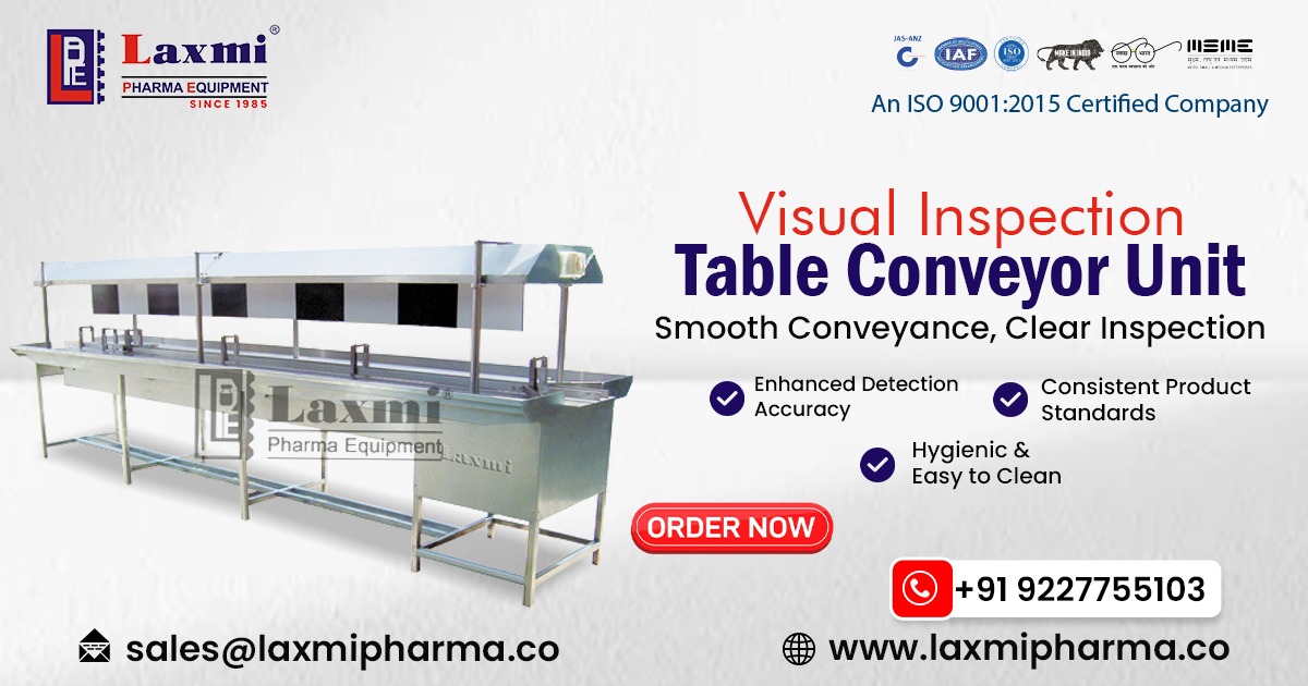 Visual Inspection Table Conveyor Unit in Gambia