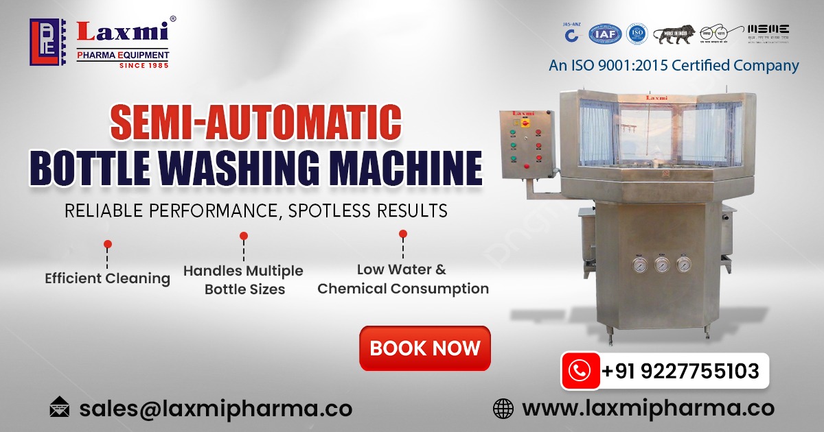 Semi-Automatic Bottle Washing Machine in Tunisia