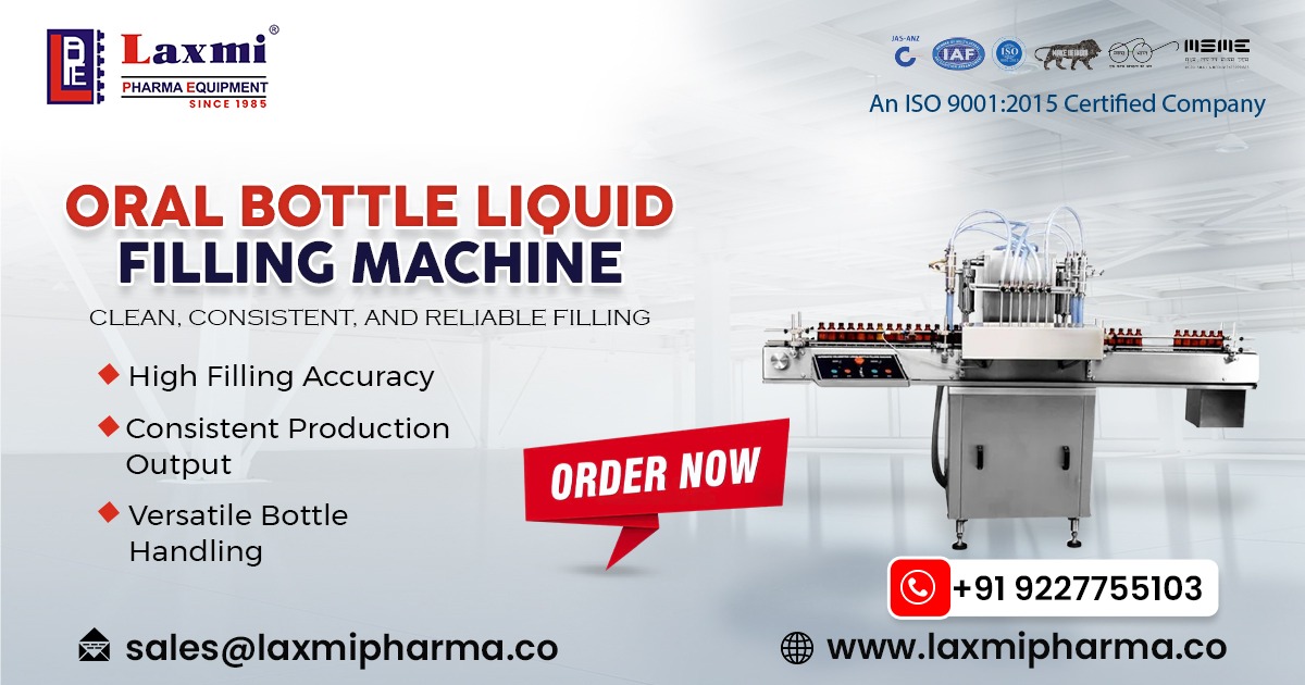 Oral Bottle Liquid Filling Machine In Australia