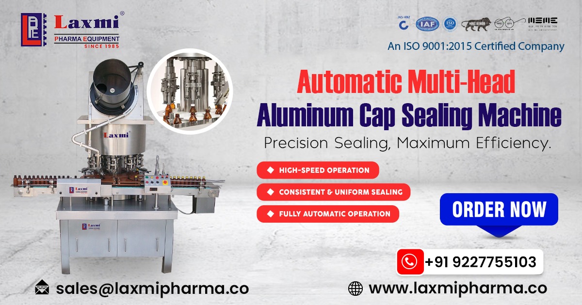 Automatic Multi-Head Aluminum Cap Sealing Machine in Poland
