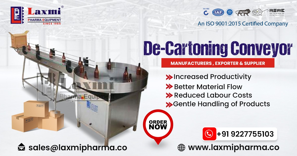 Decartoning Conveyor in Gabon
