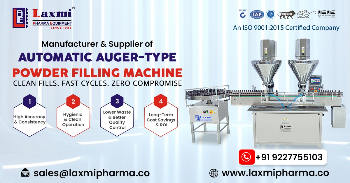 Automatic Auger-Type Powder Filling Machine in Poland