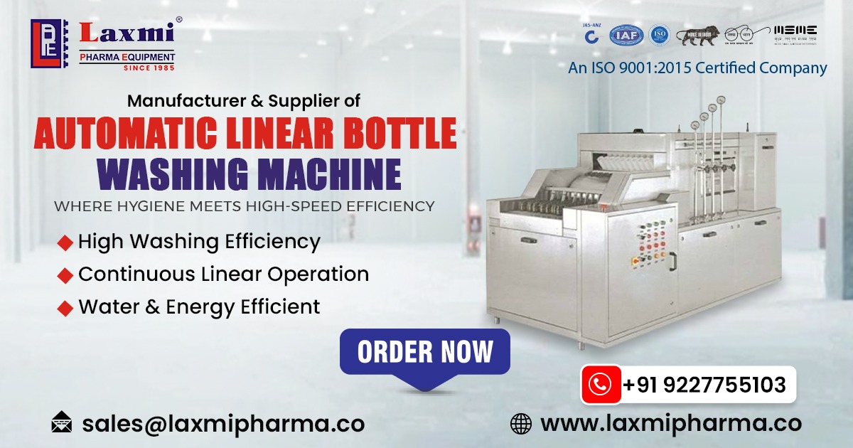 Automatic Linear Bottle Washing Machine in Gabon