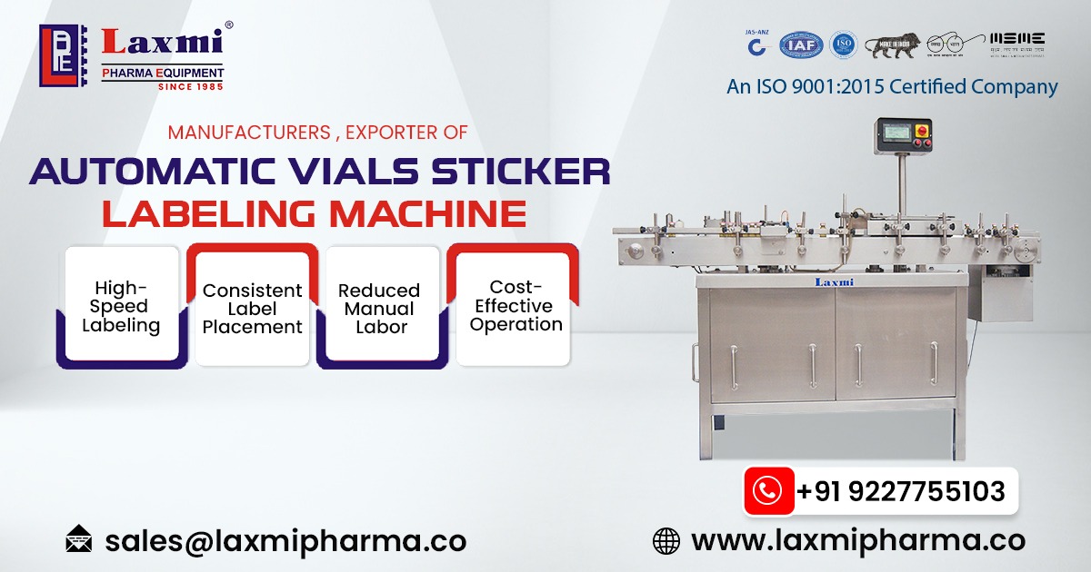 Automatic Vial Sticker Labeling Machine in Poland