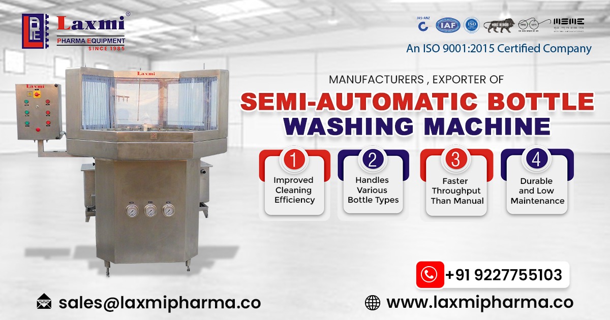 Semi-Automatic Bottle Washing Machine in Syria