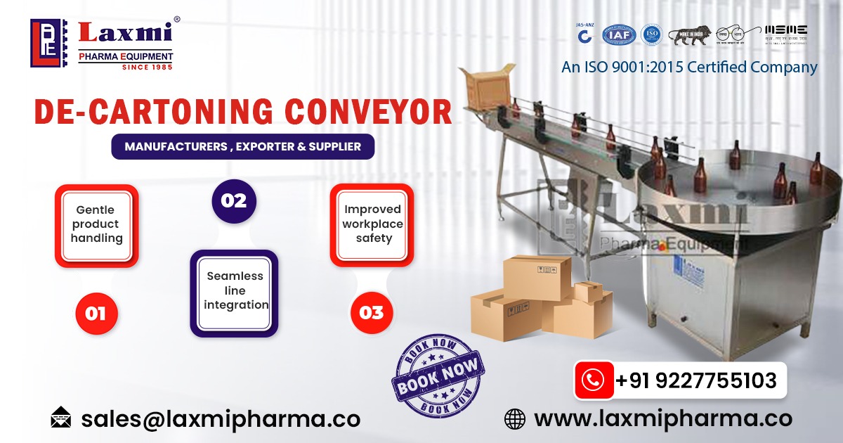 Decartoning Conveyor in Poland