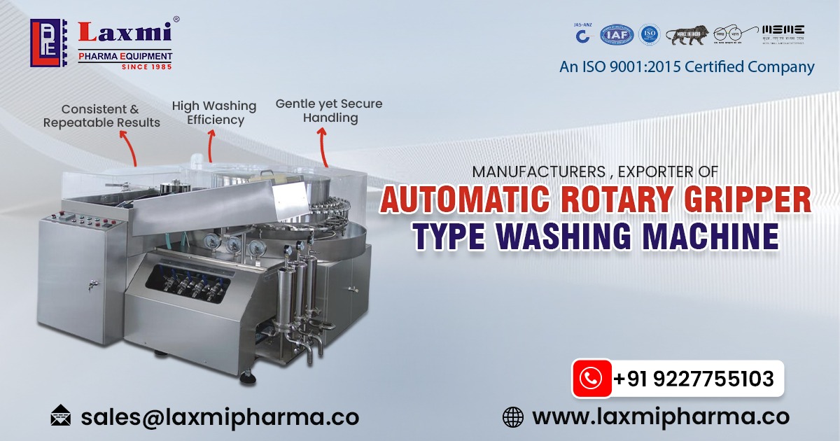 Automatic Rotary Gripper Type Washing Machine in Kuwait